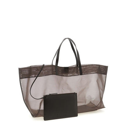 Staud Brown Polyamide Tote Bag