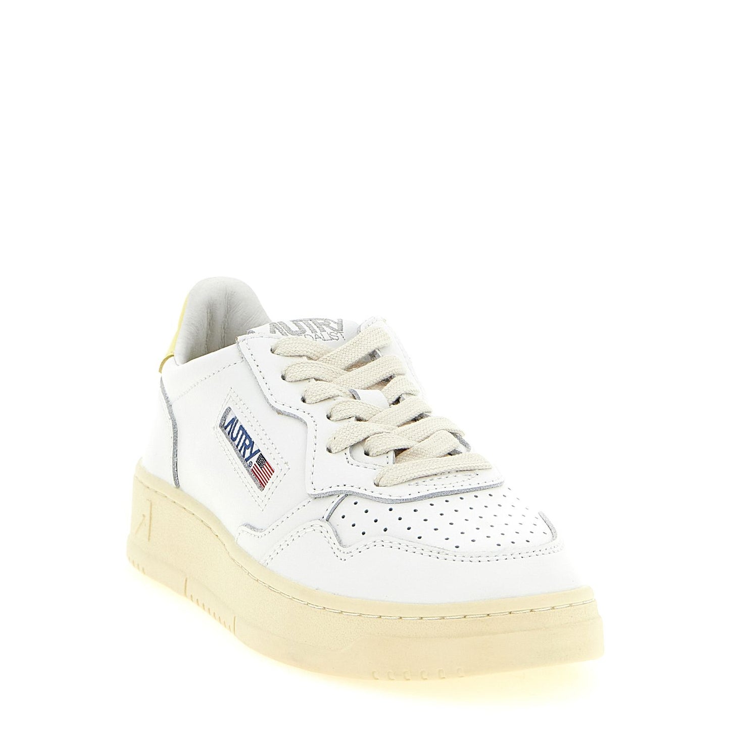 Autry Bicolor Cowhide Low Top Sneakers