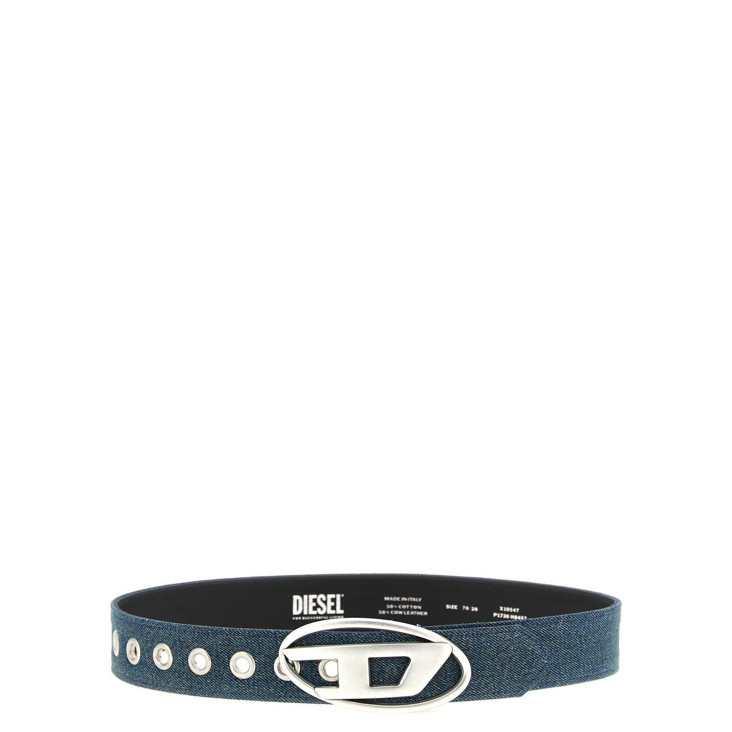 Diesel Blue Cotton Regular Belt