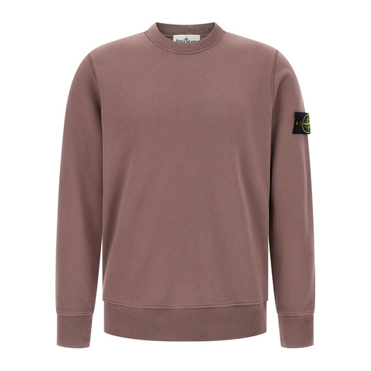 Stone Island Purple Cotton Sweatshirt