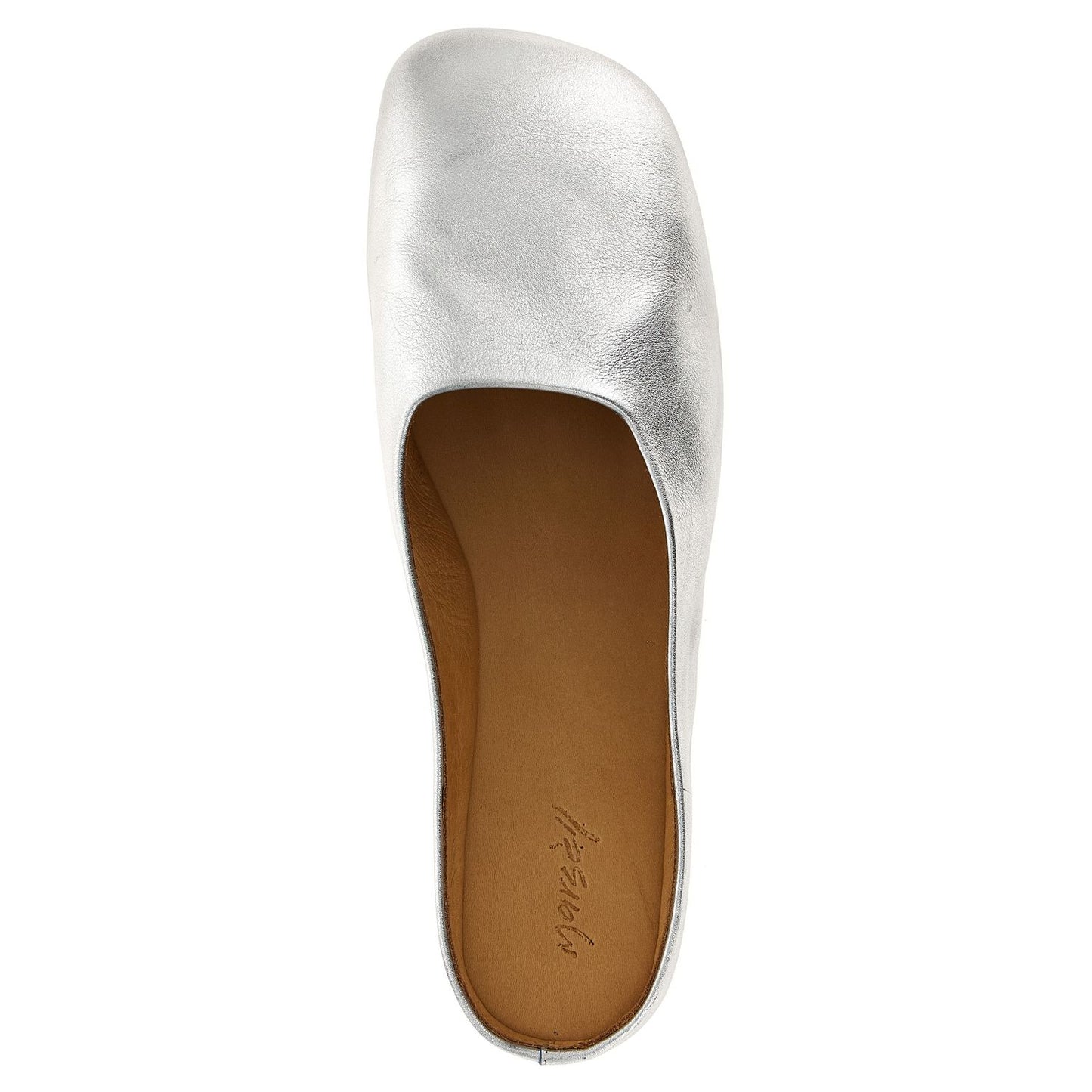 Marsell Silver Calfskin Mules