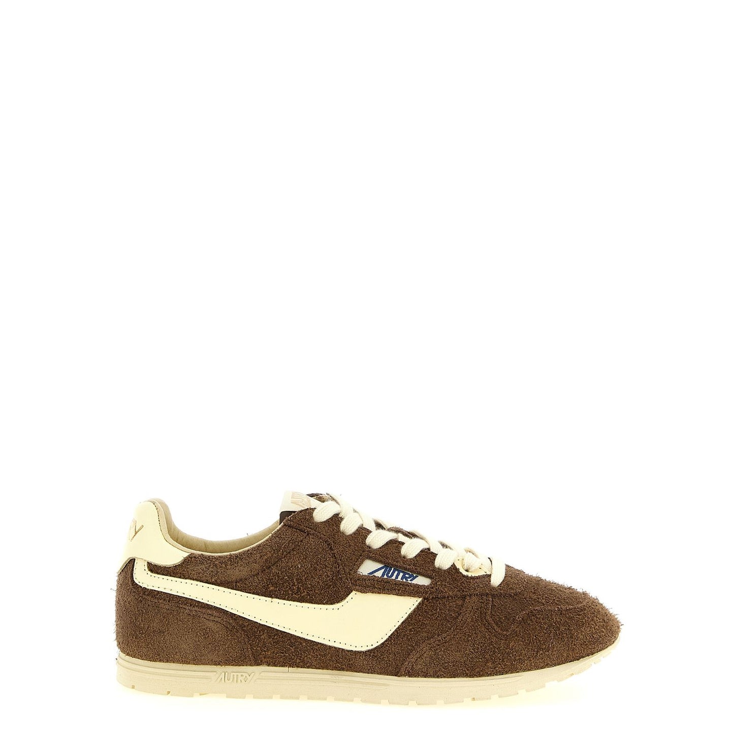 Autry Brown Cowhide Athletic Sneakers