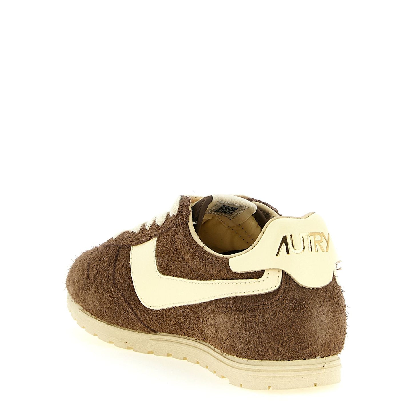 Autry Brown Cowhide Athletic Sneakers