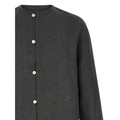 Jacquemus Gray Linen Blouse