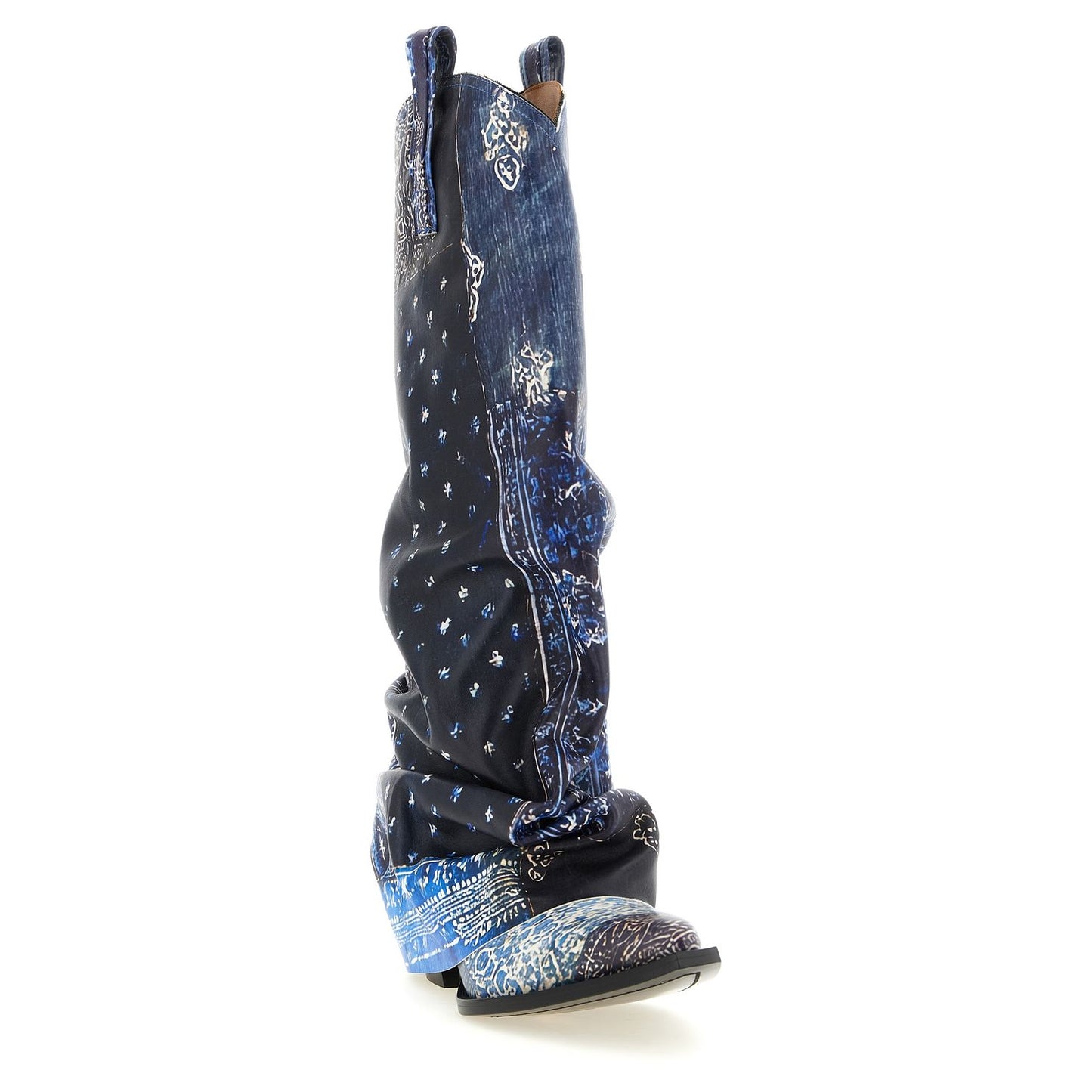 R13 Blue Leather Chelsea Boots
