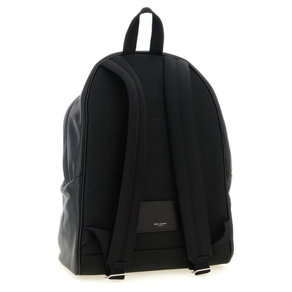 Saint Laurent Black Calfskin Backpack
