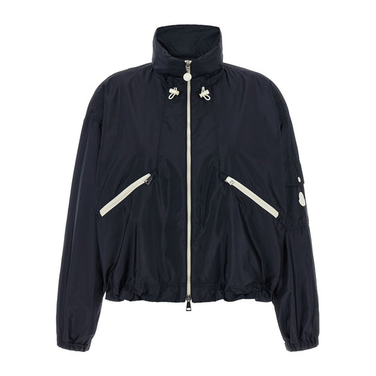 Moncler Blue Polyamide Shell Jacket
