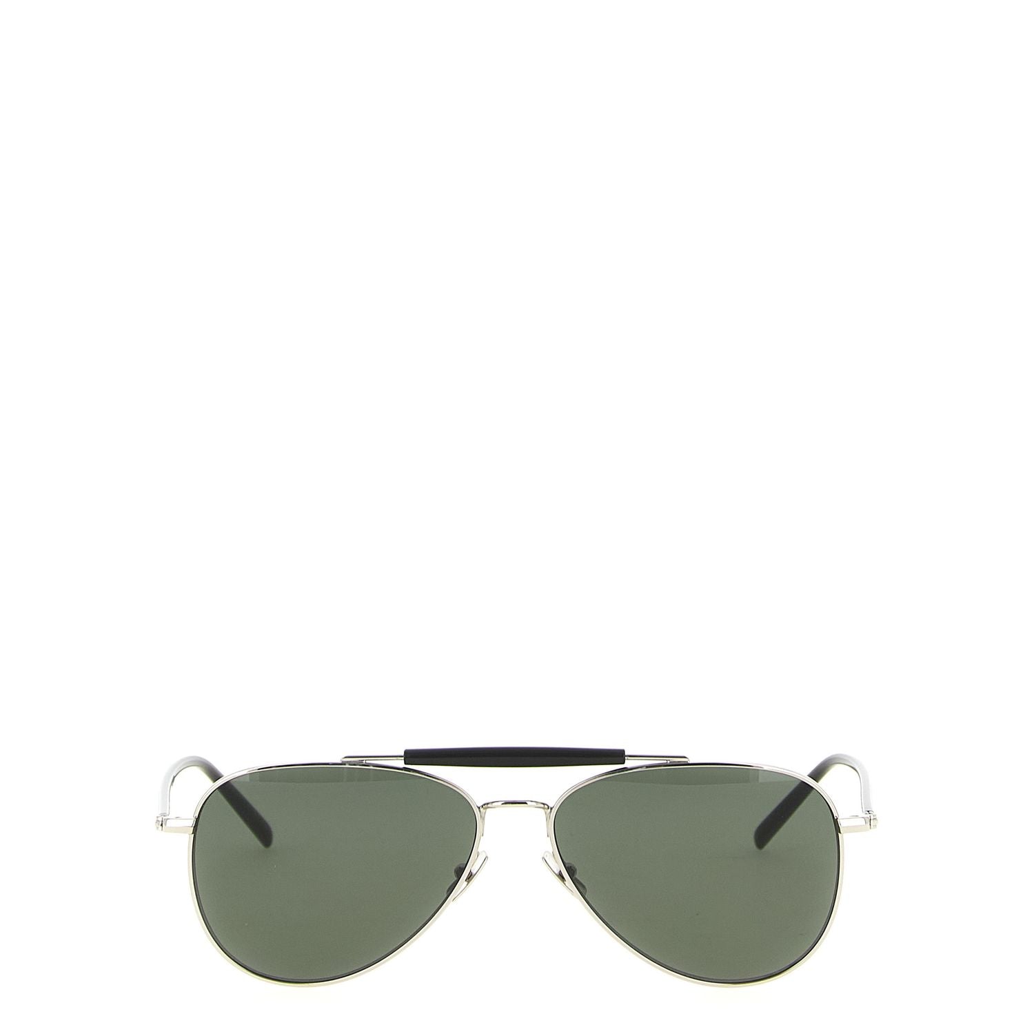 Saint Laurent Silver Acetate Sunglasses