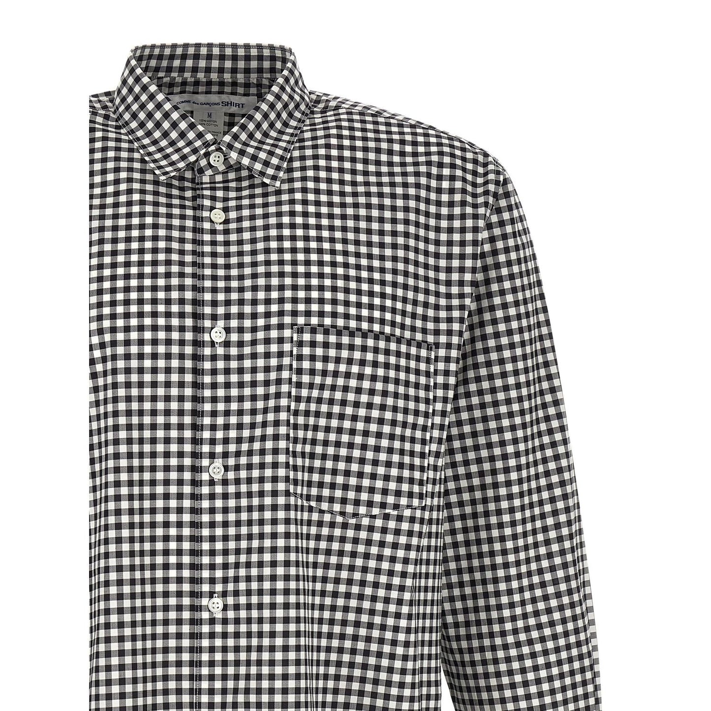 Comme Des Garçons Black Cotton Blouse