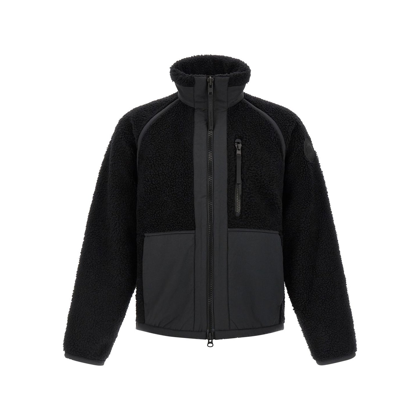 Canada Goose Black Wool Full-Length Jacket