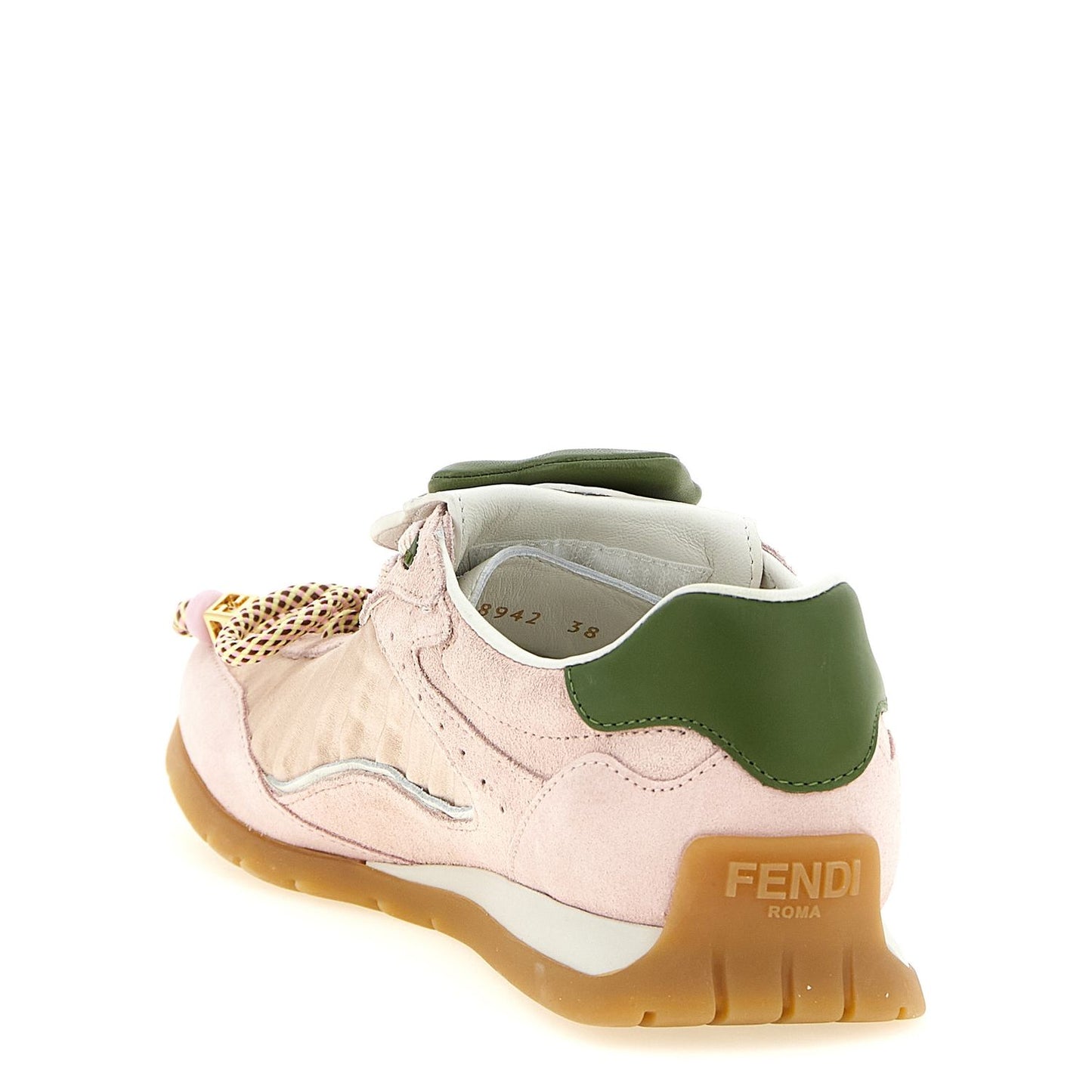 Fendi Multicolor Calfskin Athletic Sneakers