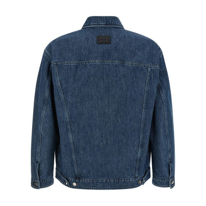 Fendi Blue Cotton Denim Jacket