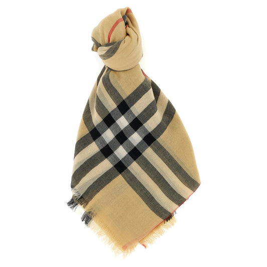 Burberry Beige Wool Scarf