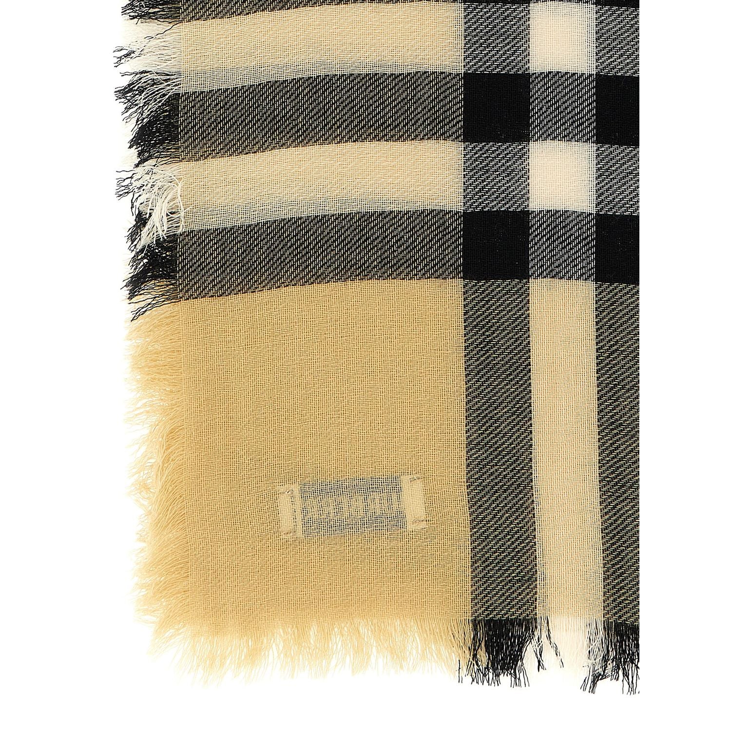 Burberry Beige Wool Scarf