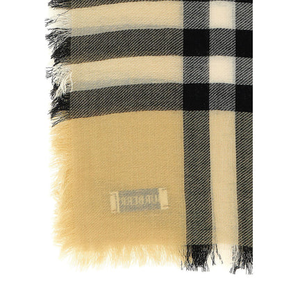Burberry Beige Wool Scarf