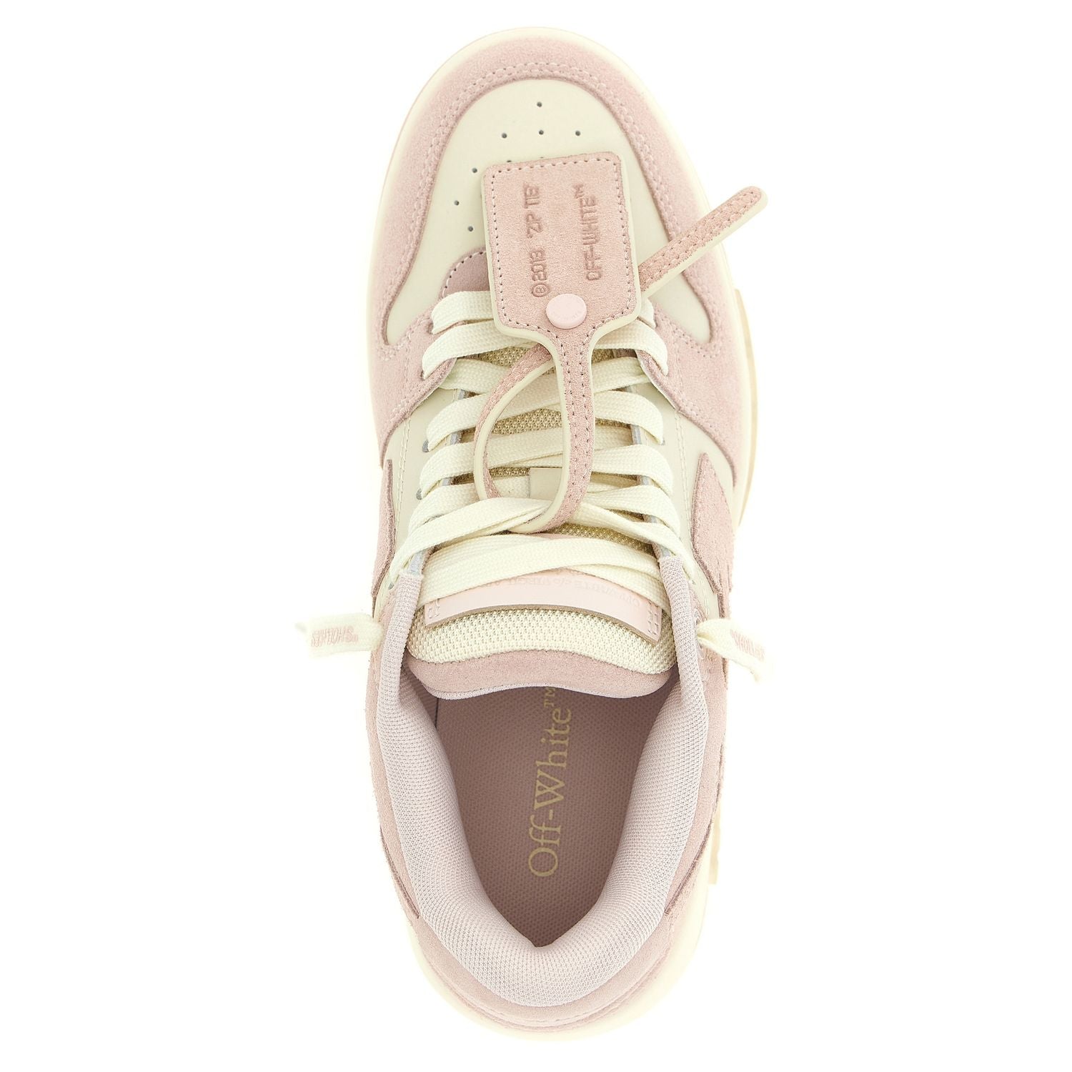 Off-White Multicolor Leather Low Top Sneakers