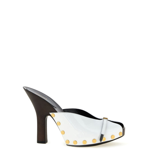 Versace Bicolor Calfskin High Heel Pumps