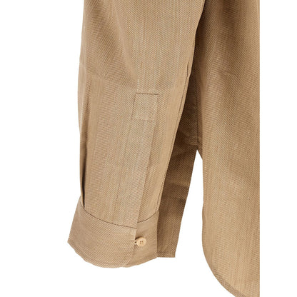 Jacquemus Beige Linen Blouse