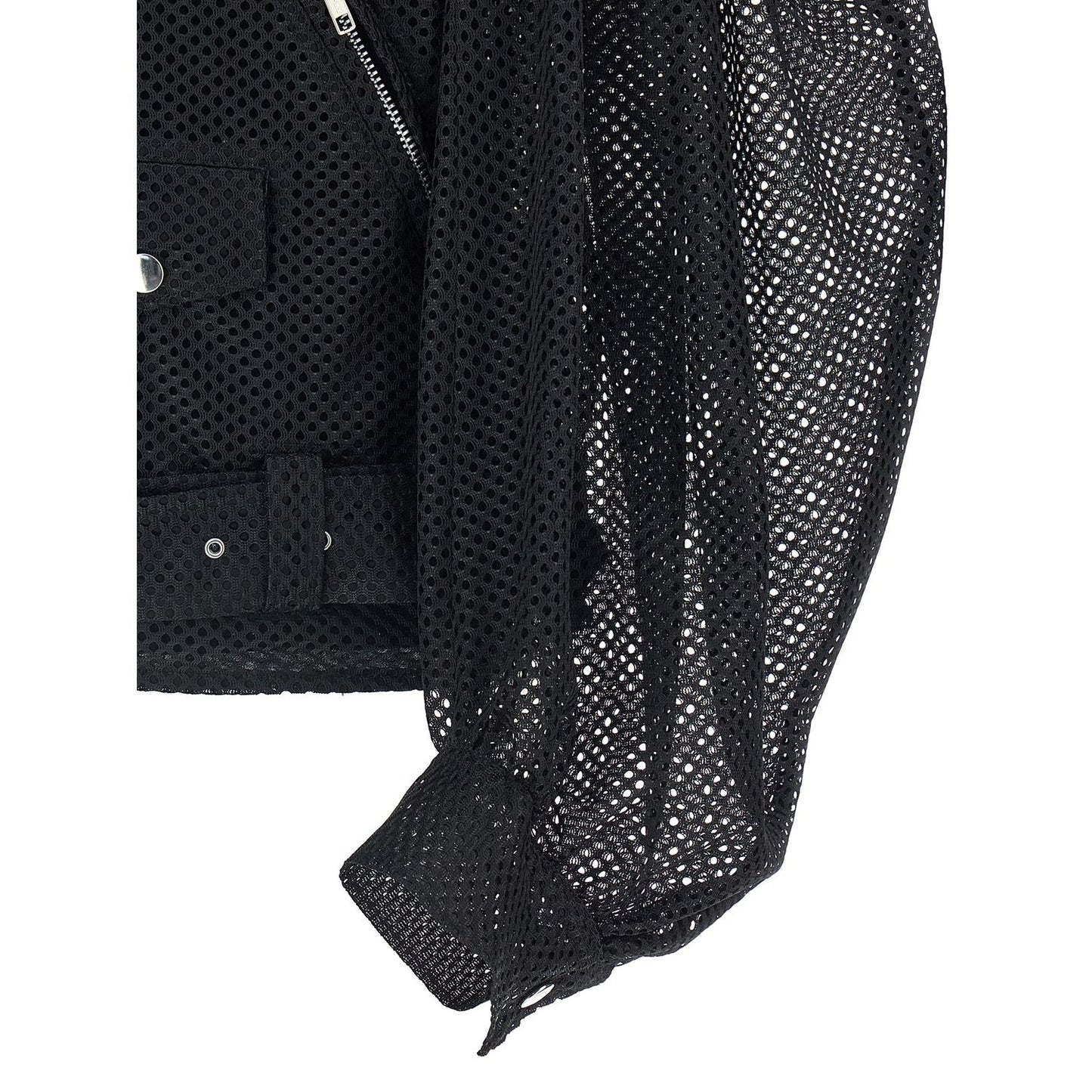 Comme Des Garçons Black Polyester Biker Jacket