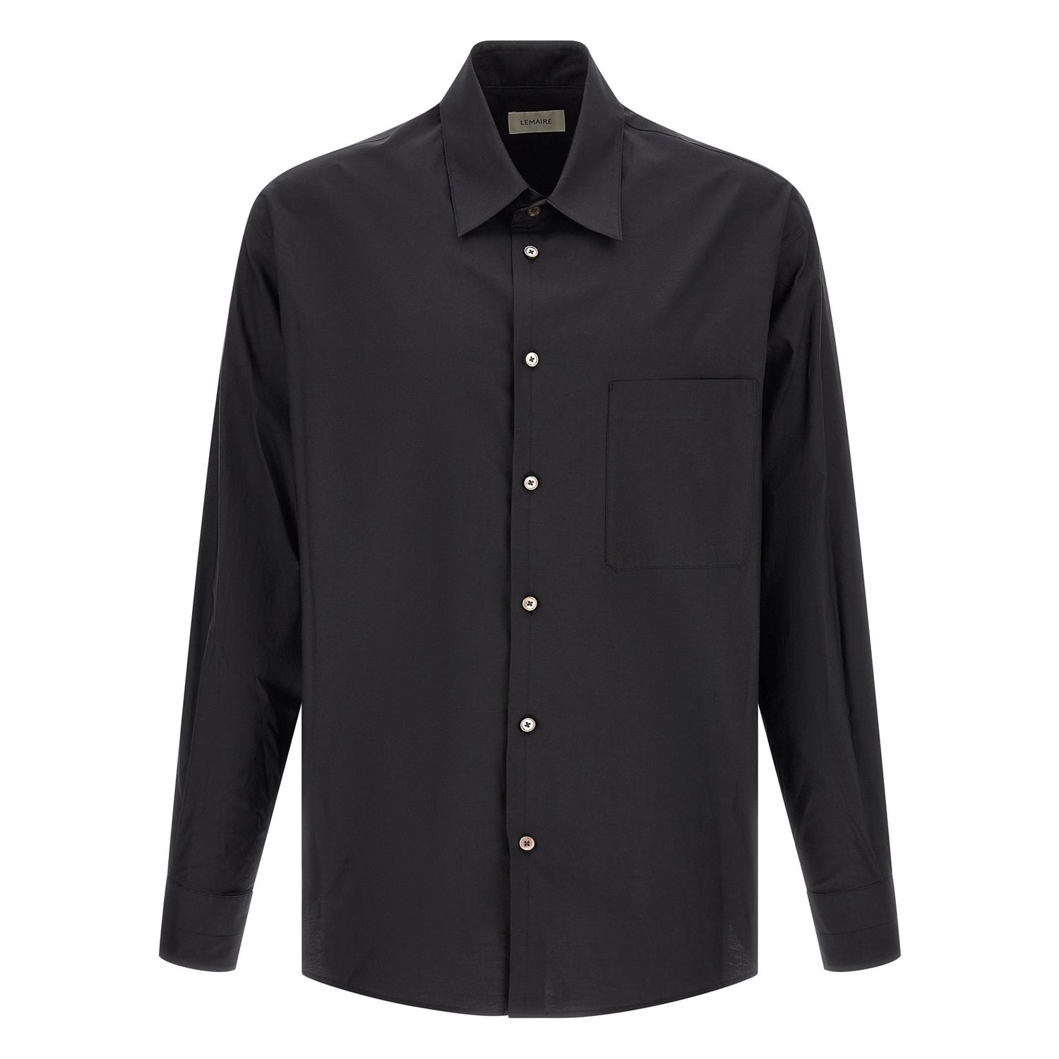 Lemaire Black Cotton Blouse