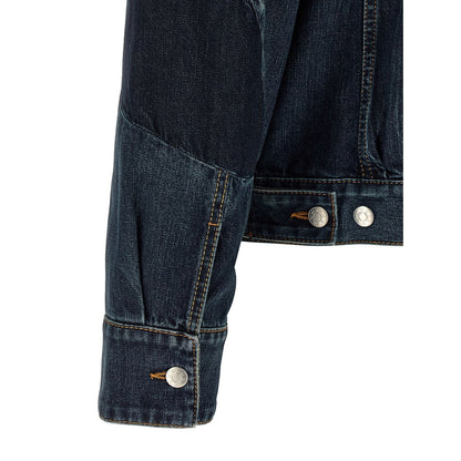 Namacheko Blue Cotton Denim Jacket