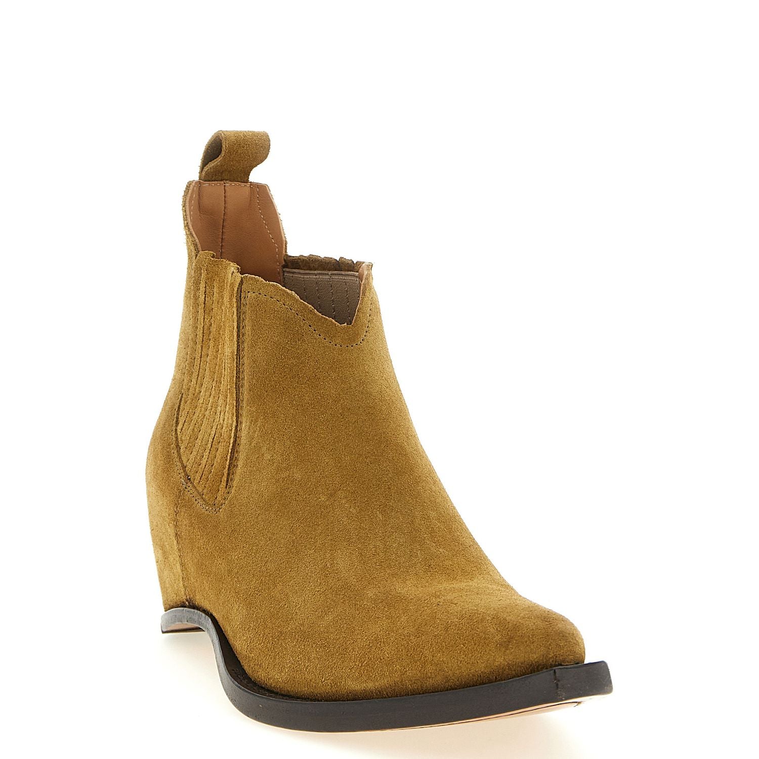 Maison Margiela Brown Bovine Leather Ankle Boots