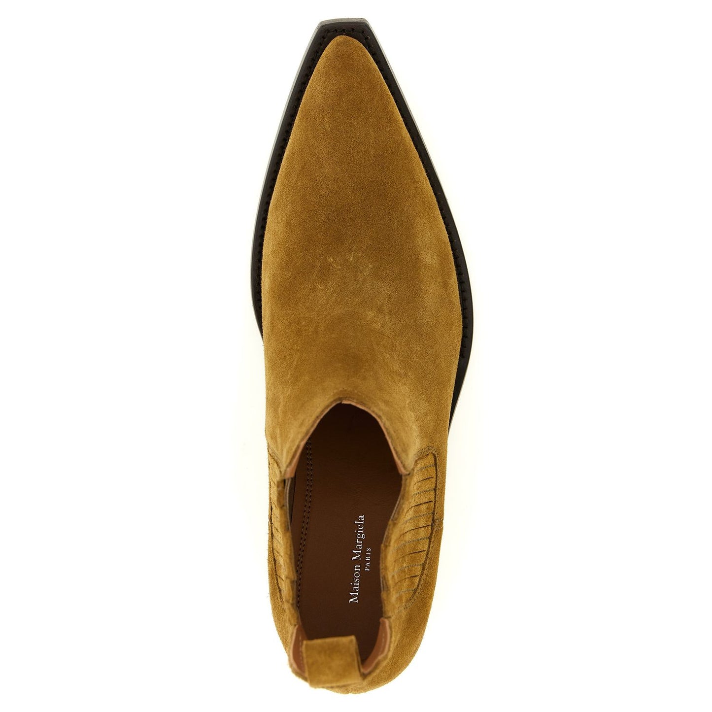 Maison Margiela Brown Bovine Leather Ankle Boots