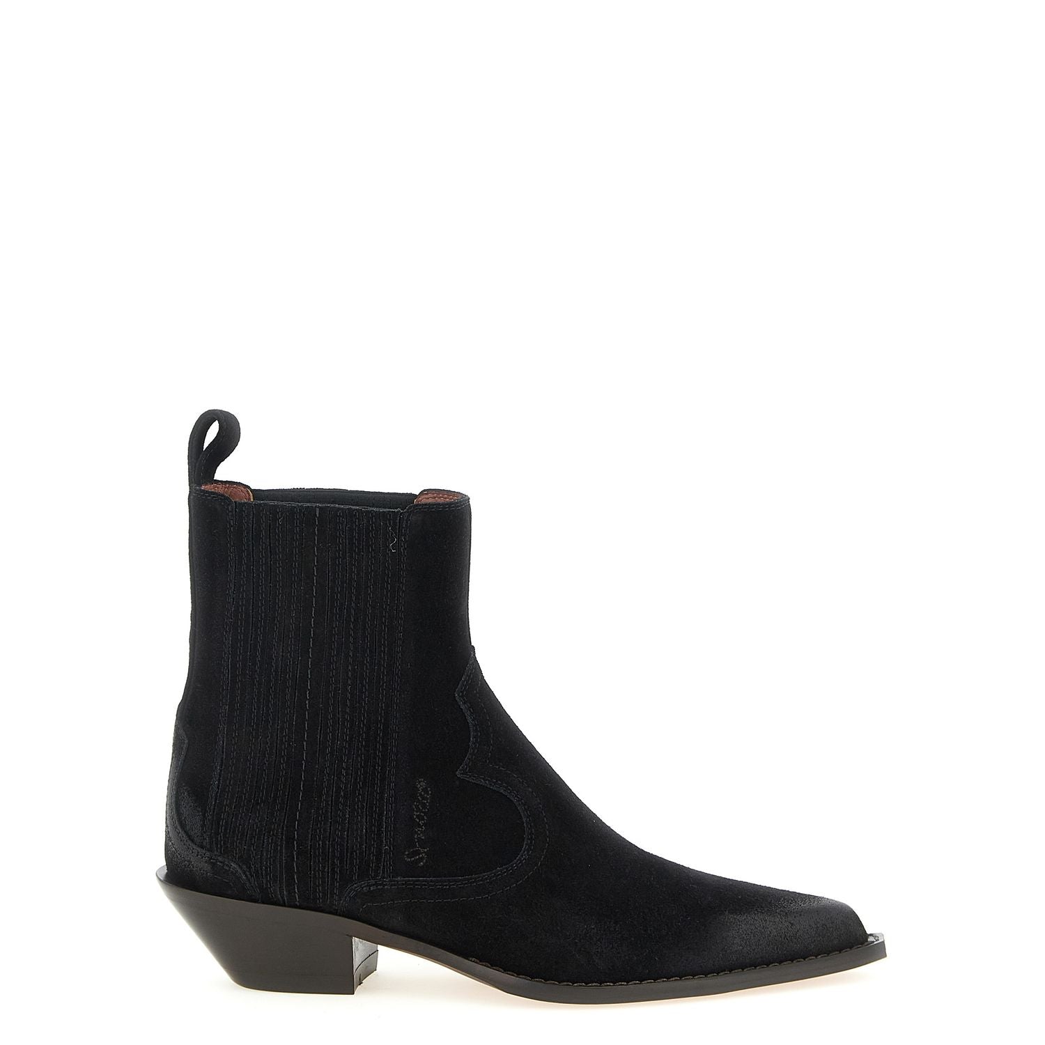 Sonora Black Calfskin Chelsea Boots