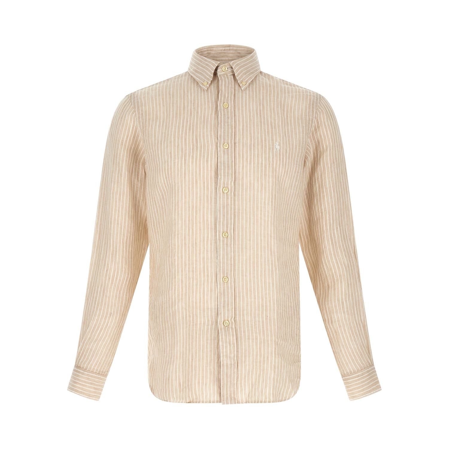 Polo Ralph Lauren Beige Linen Blouse