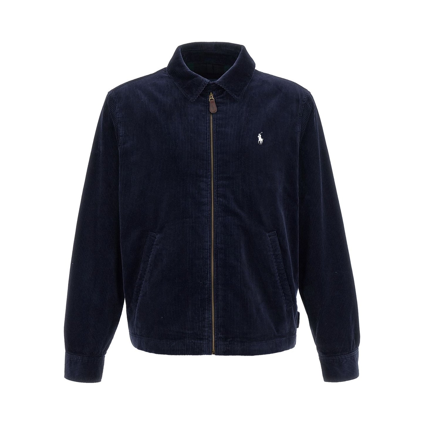 Polo Ralph Lauren Blue Cotton Full-Length Jacket