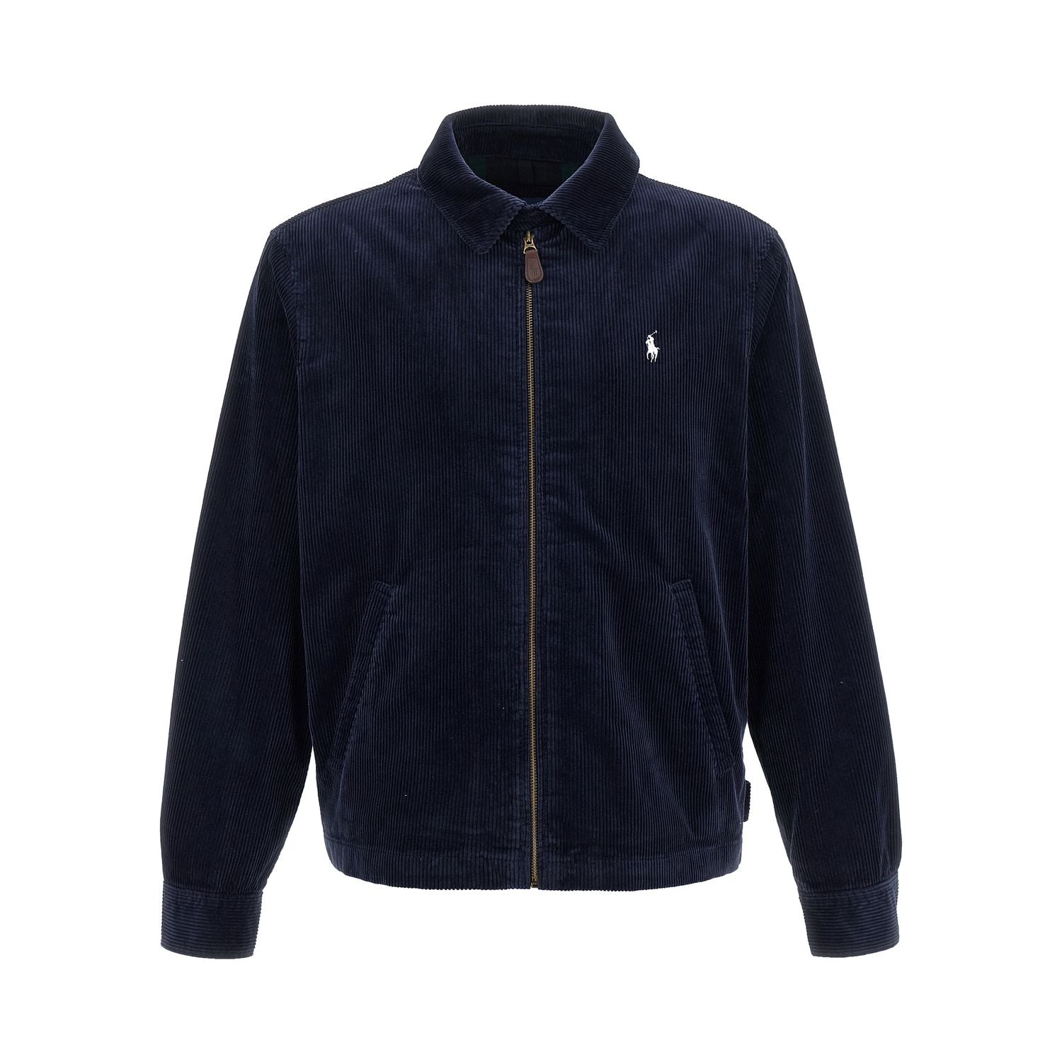 Polo Ralph Lauren Blue Cotton Full-Length Jacket