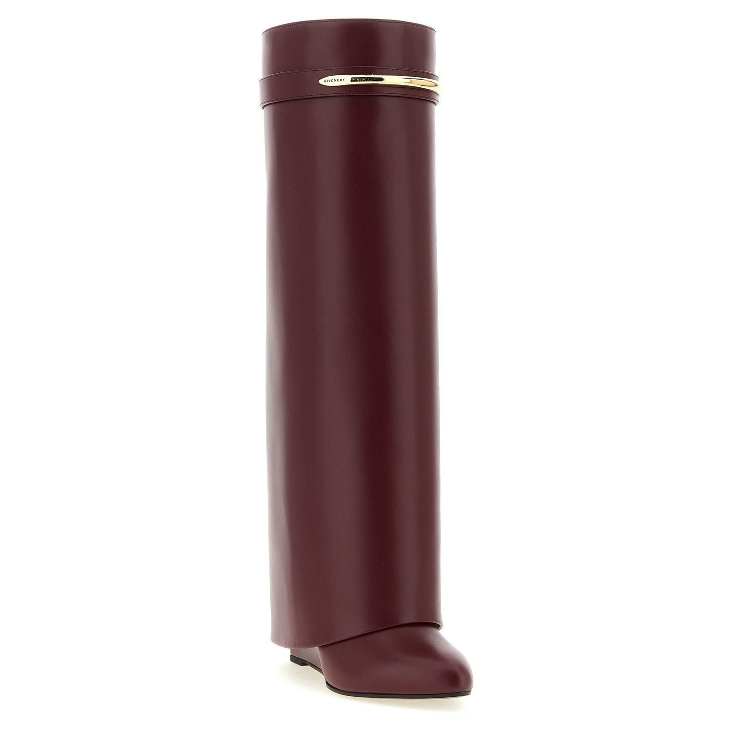 Givenchy Bordeaux Calfskin Over The Knee
