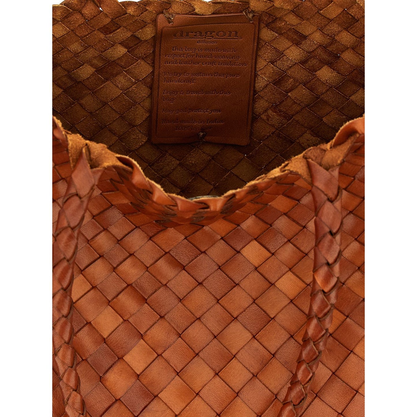Dragon Diffusion Brown Calfskin Shoulder Bag