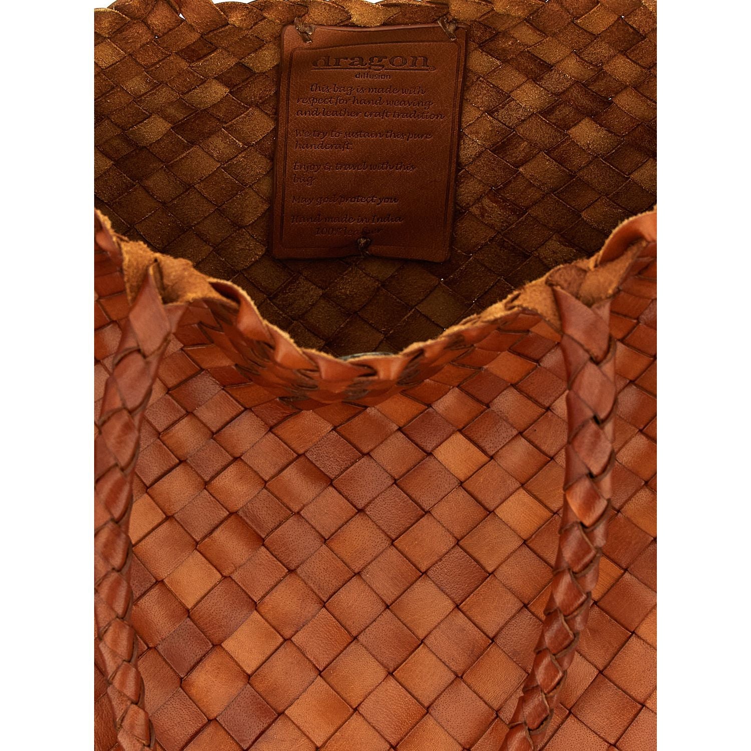 Dragon Diffusion Brown Calfskin Shoulder Bag