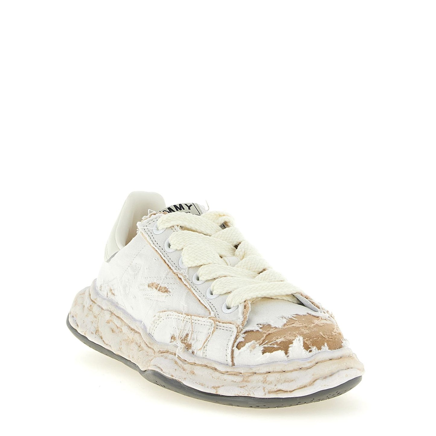 Maison Mihara Yasuhiro White Cotton Sneakers