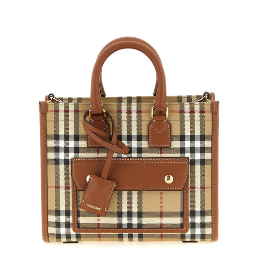 Burberry Beige Polyethylene Tote Bag