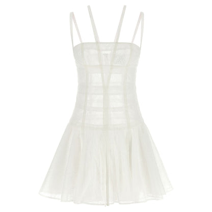 Giovanni Bedin White Polyamide Short Dress