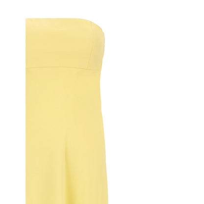 Giovanni Bedin Bicolor Silk Long Dress