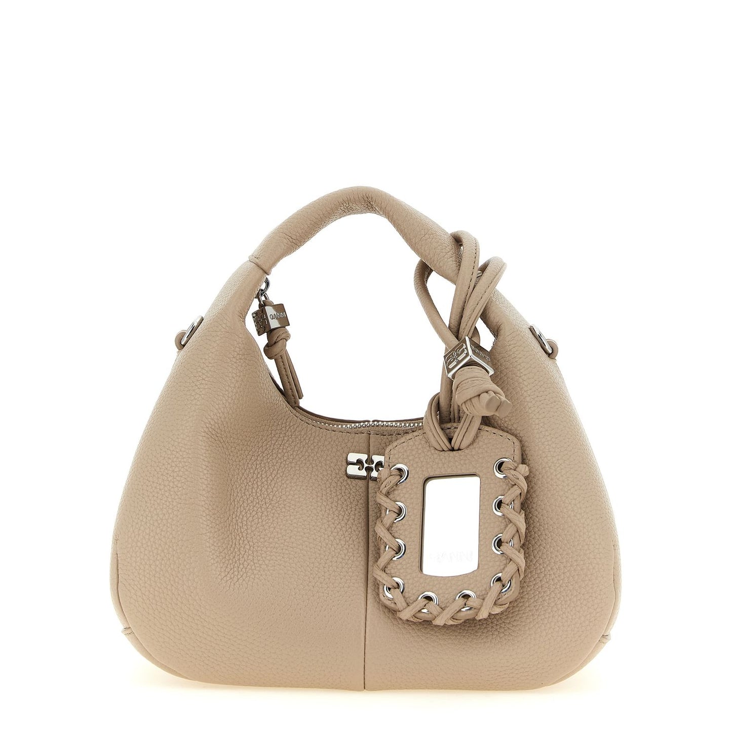 Ganni Beige Polyester Handbag