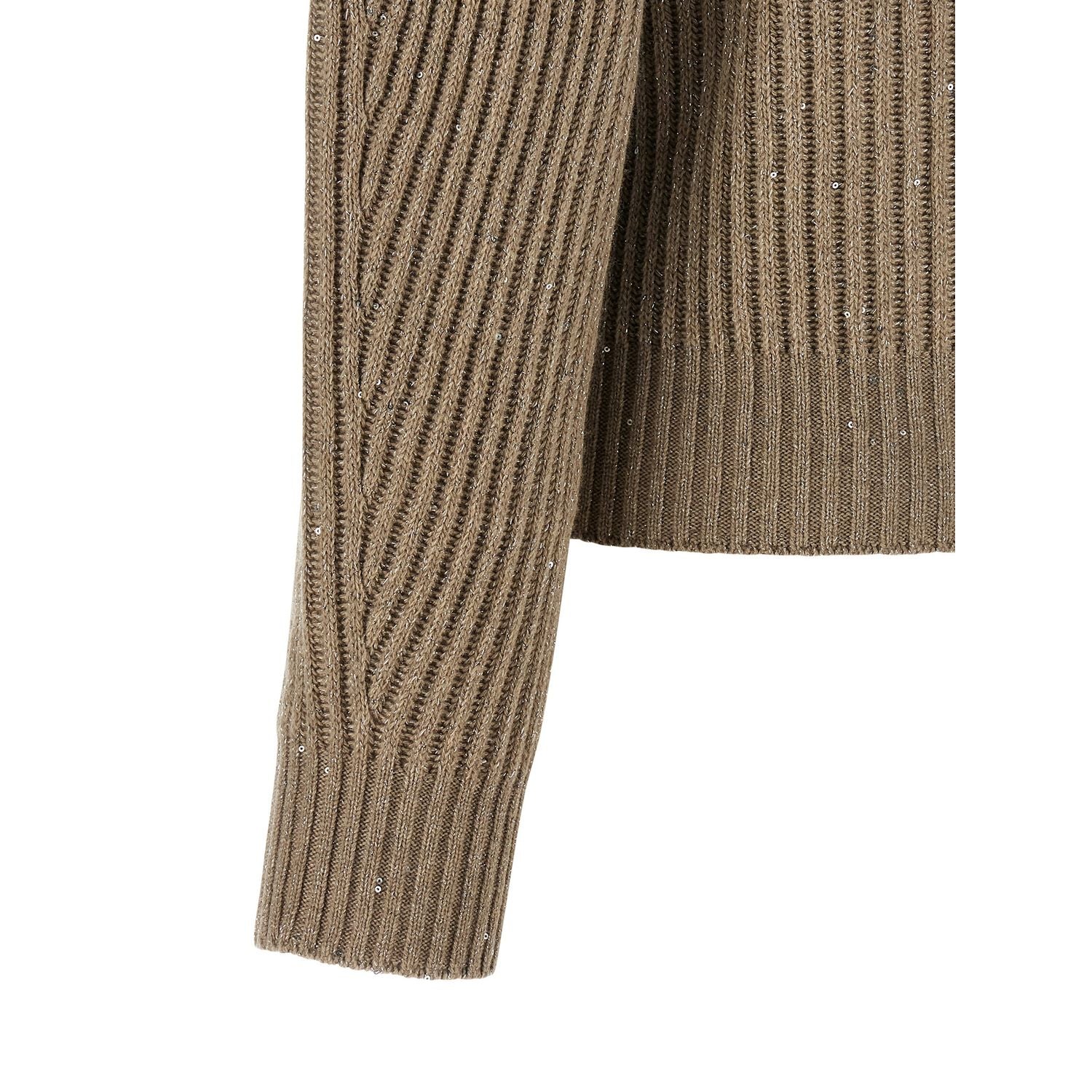 Brunello Cucinelli Beige Cashmere Cardigan
