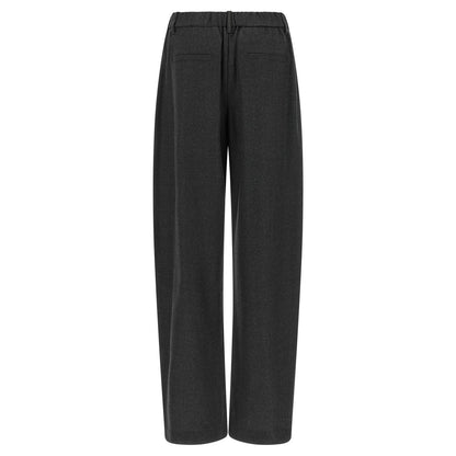 Brunello Cucinelli Gray Virgin Wool Casual Pants