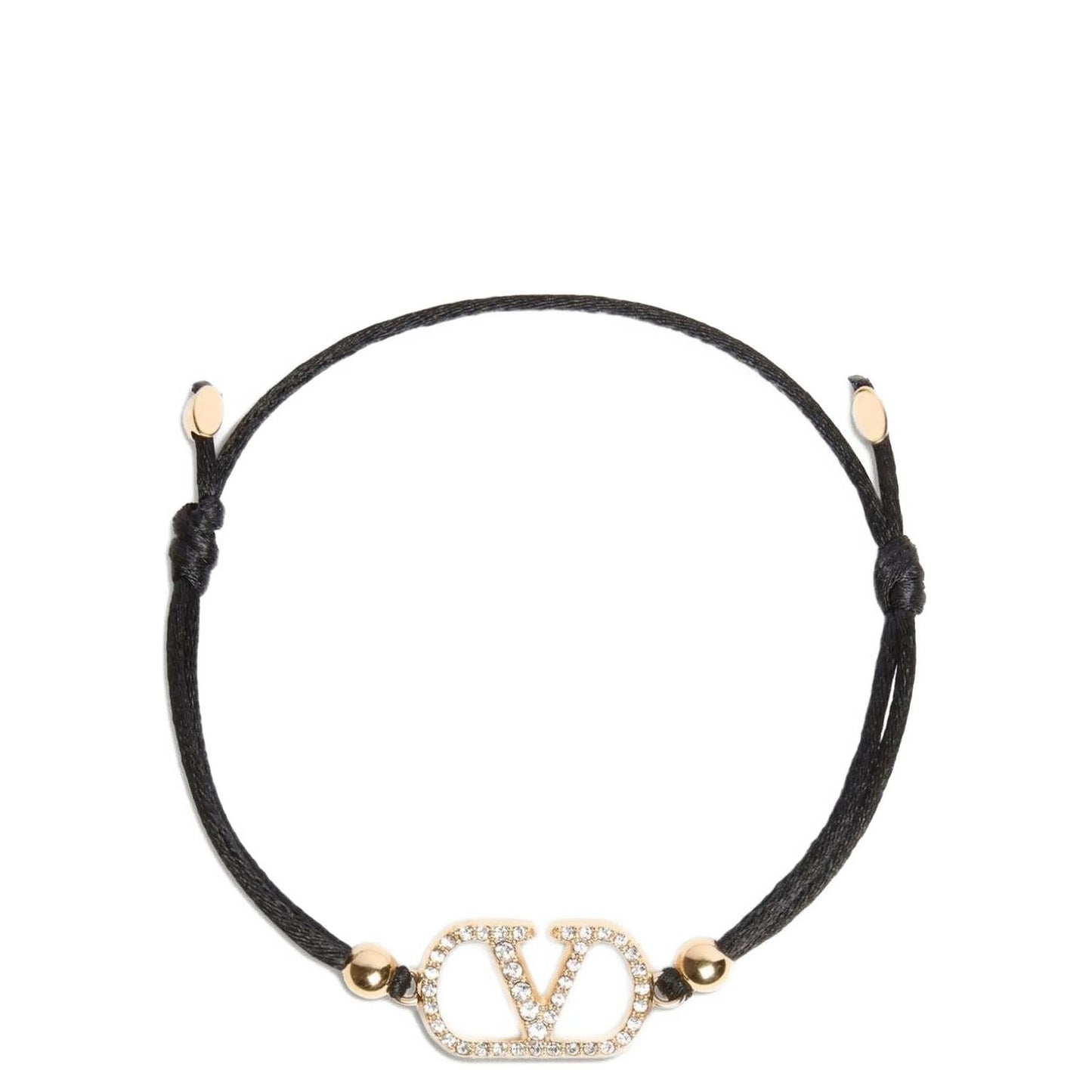 Valentino Garavani Black Polyester Bracelet