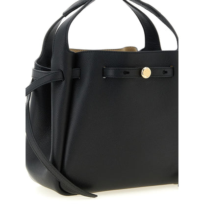 Tory Burch Black Cowhide Handbag