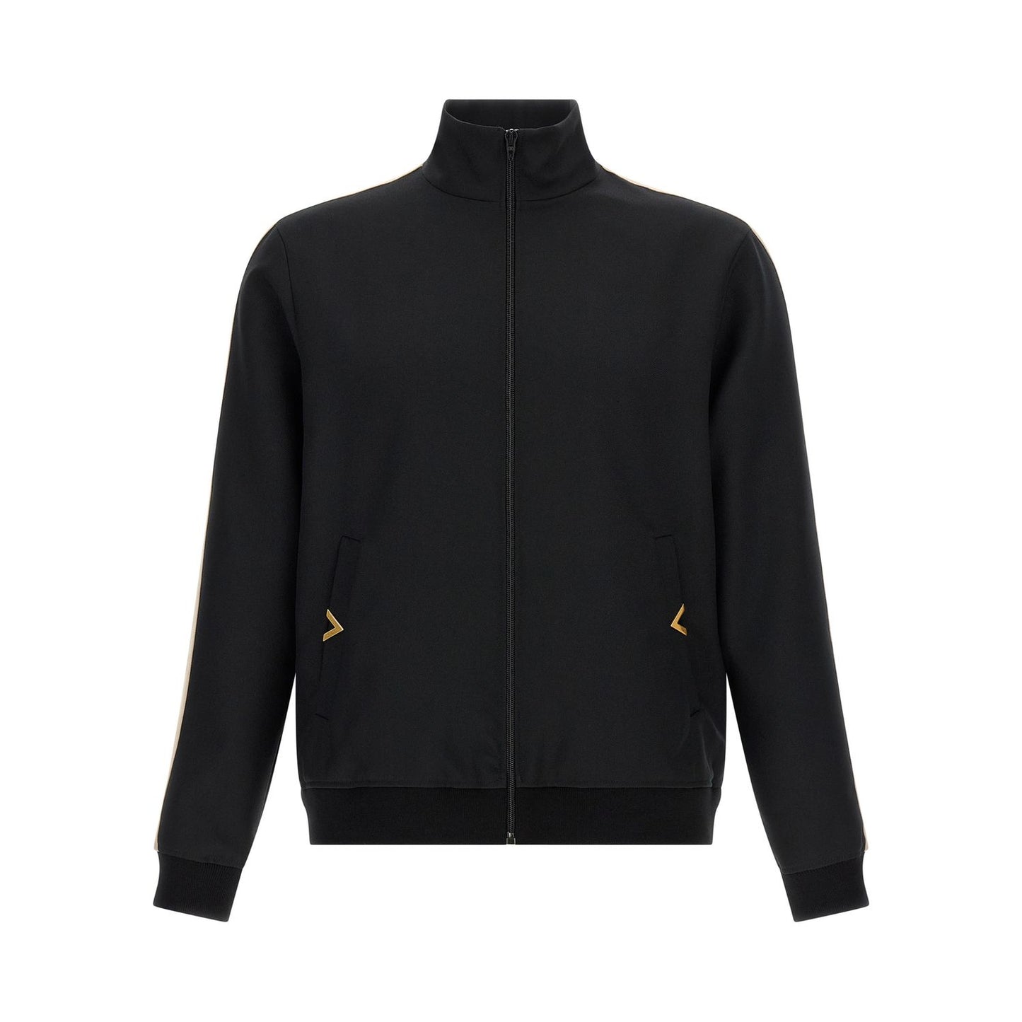 Valentino Garavani Black Polyester Sweatshirt