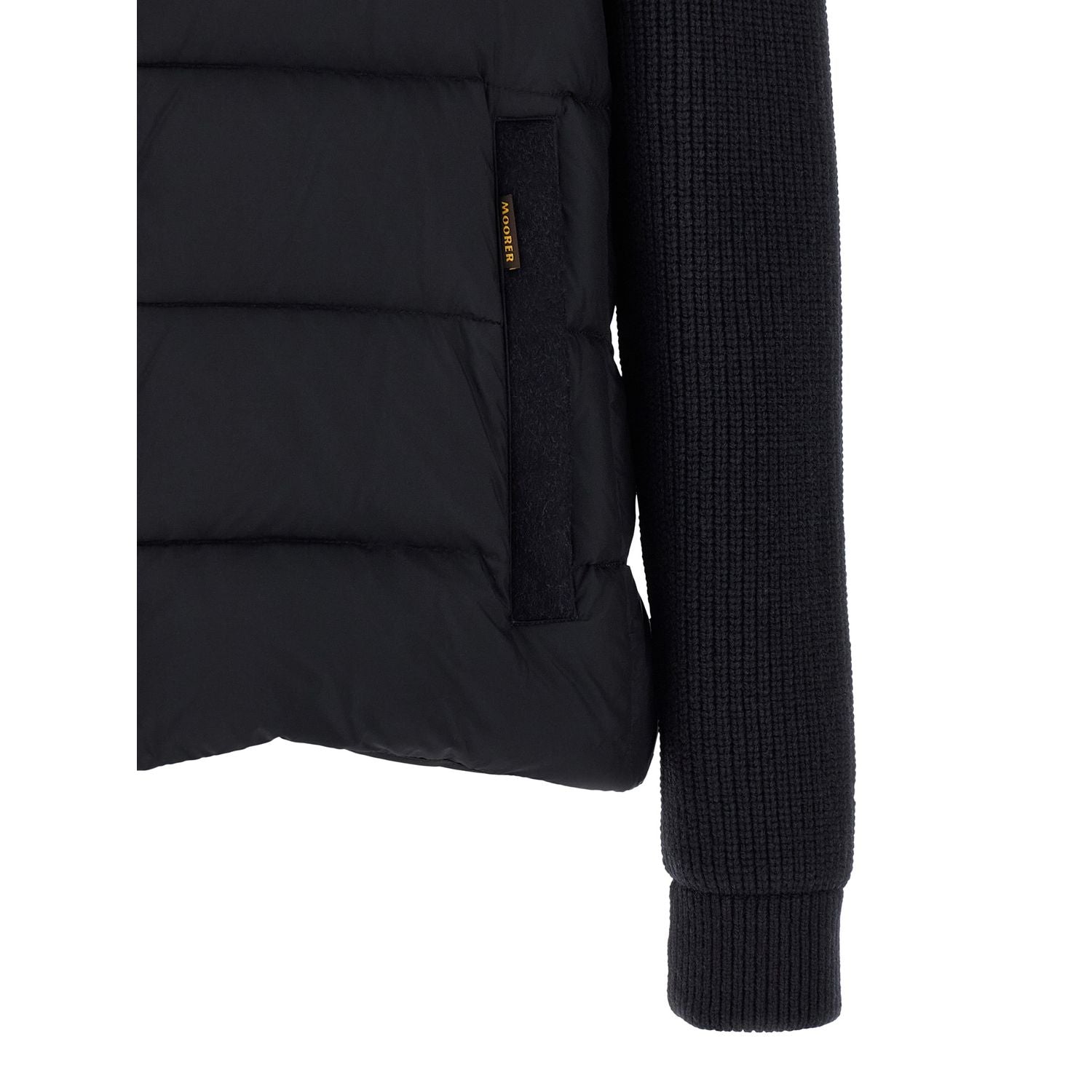 MooRER Blue Wool Full-Length Jacket