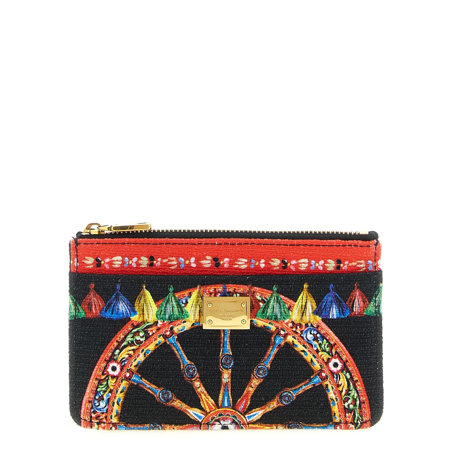Dolce & Gabbana Multicolor Cotton Cardholder