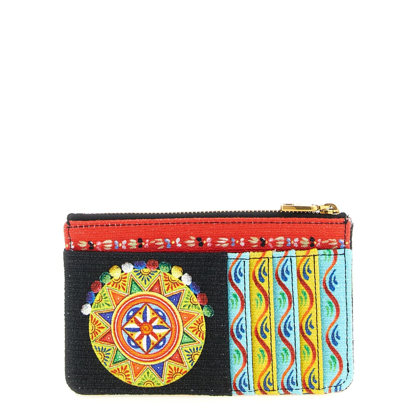 Dolce & Gabbana Multicolor Cotton Cardholder