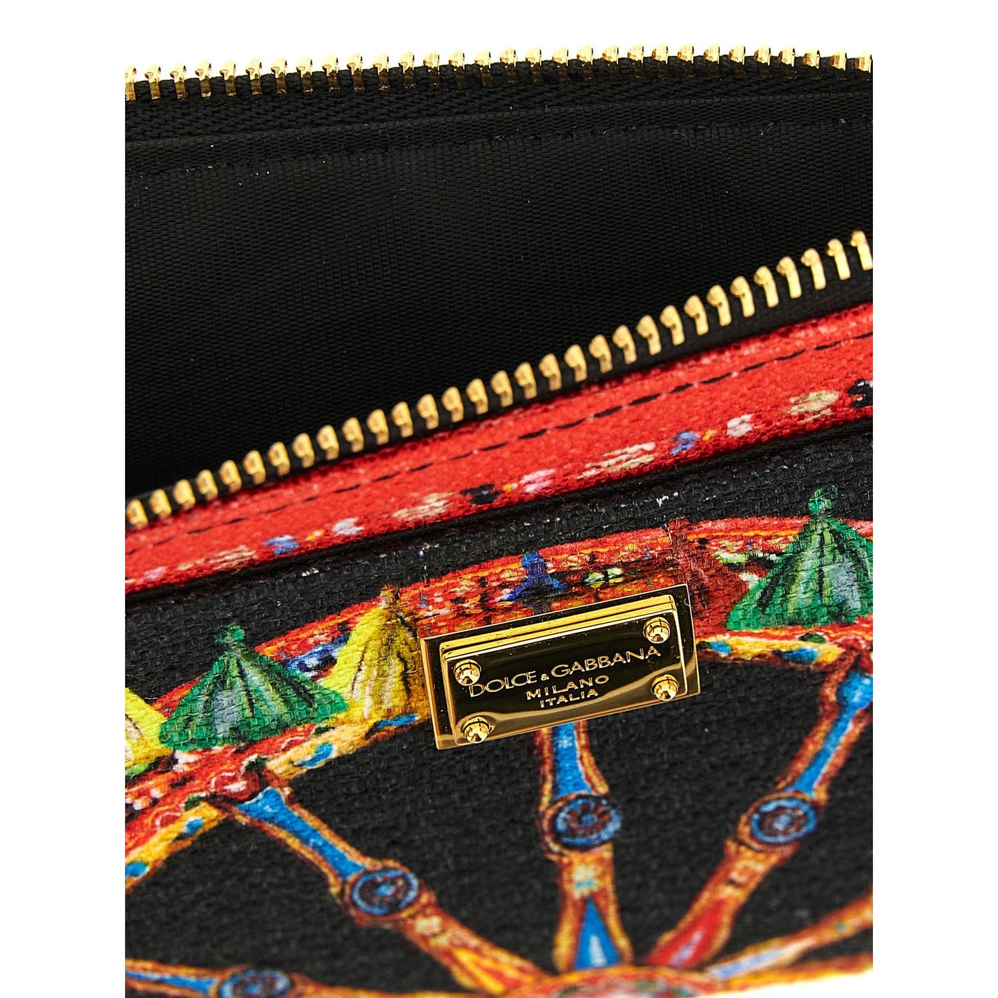 Dolce & Gabbana Multicolor Cotton Cardholder