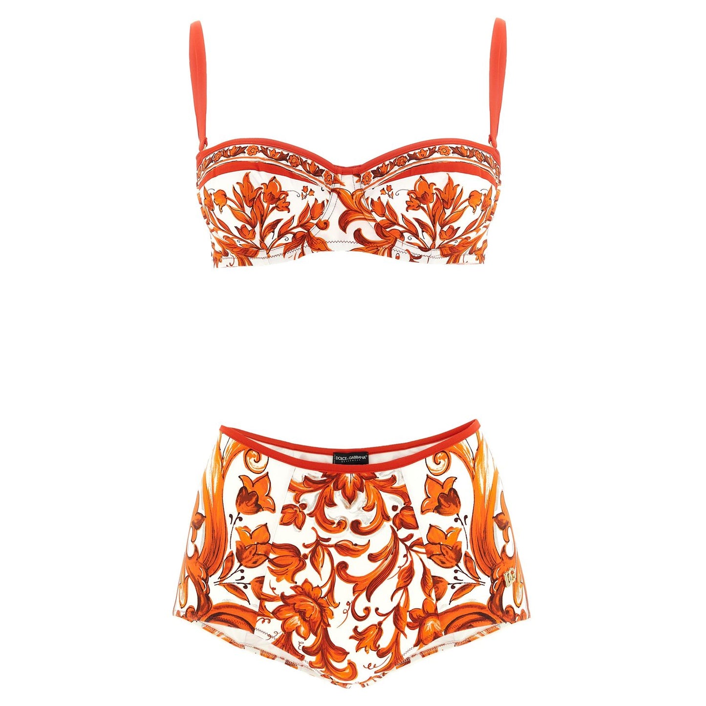 Dolce & Gabbana Orange Polyamide Bikini