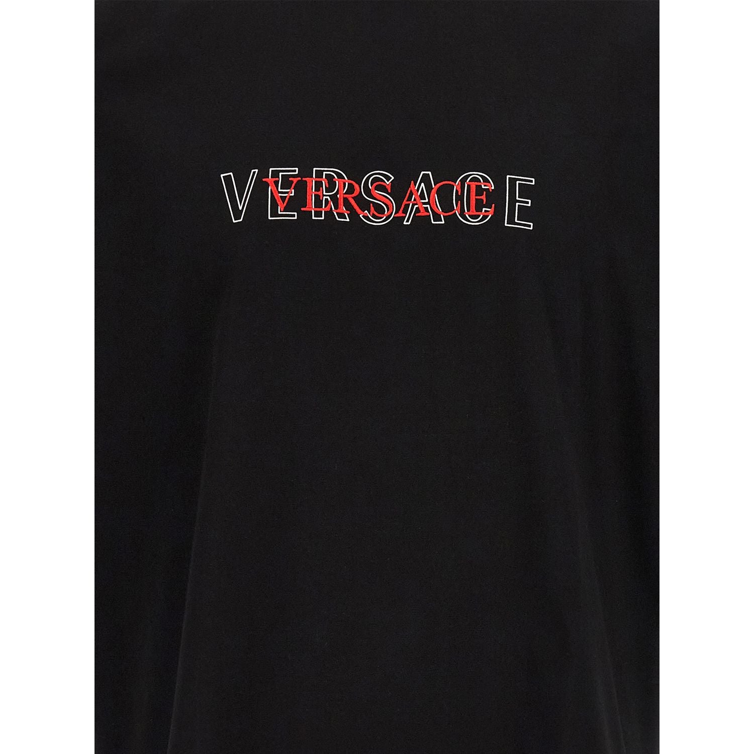 Versace Black Cotton T-Shirt